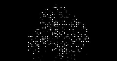 Çember Parçacıkları Antarktika Ülke Şeklini Göster