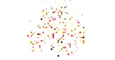 Çemberlerle Antarktika Canlandırılmış Harita Silueti