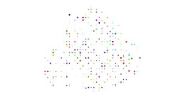 Çember Hareketli Modern Dijital Antarktika Haritası