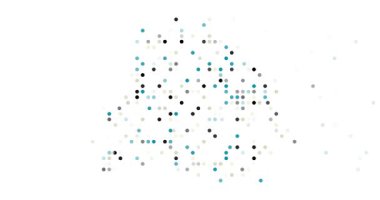 Antarktika Ana Hattı Kayboluşu için Yaratıcı Giren Noktalar Video Efekti