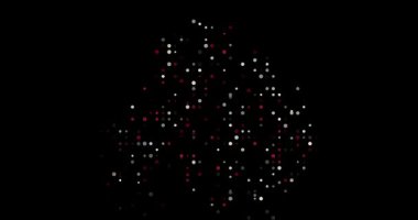 Uçan dairelerle Antarktika Haritası Canlandırması