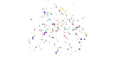 Animasyon Çemberleri Antarktika Harita Şeklinde VIP Gidiyor