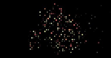 Antarktika Haritasının Parçacıkları Dinamik Görüntü Taslağı