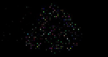 Çember Patlamasıyla Animasyon Antarktika Haritası