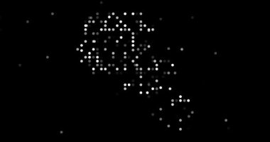 Parçacık Animasyon Binası Uçan Dairelerden Canlı Ermeni Haritası