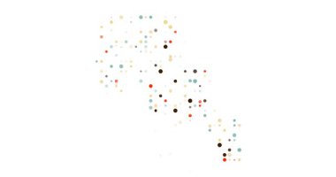 Canlı Ermenistan Ülke Silueti Olarak Yeni Nokta Deseni