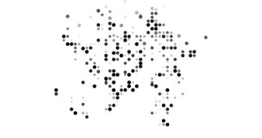 Canlı Azerbaycan Ülke Silueti Olarak Yeni Nokta Deseni