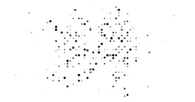 Uçan Noktalar Animasyon Azerbaycan Siluet Tasarımı içinde Çözülüyor