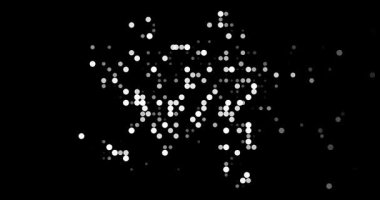 Parlayan Çember Parçacıkları Şekli Azerbaycan Sınırı