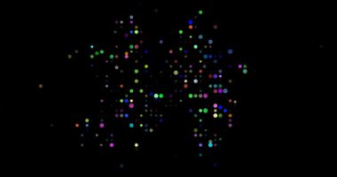 Parlayan Çember Parçacıkları Şekli Azerbaycan Sınırı