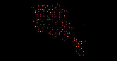 Ermenistan siluetini şekillendiren modern çember animasyonu