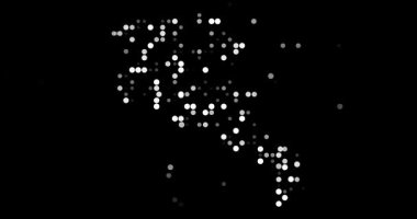 Parçacık Animasyon Binası Uçan Dairelerden Canlı Ermeni Haritası