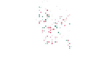 Çember parçacıkları ile yaratıcı Bangladeş çizgisi