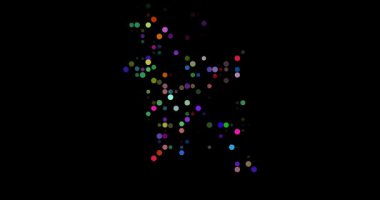 Canlı Bangladeş Ülke Silueti Olarak Yeni Nokta Deseni