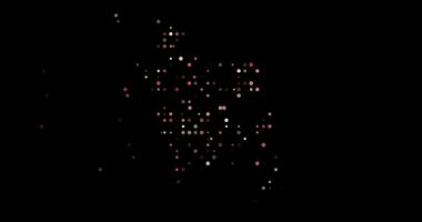 Bangladeş 'in daireli dijital yaratıcı harita silueti