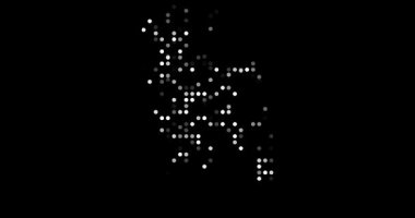 Canlı Bangladeş Ülke Silueti Olarak Yeni Nokta Deseni