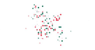 Canlandırılmış Bangladeş milli şekli dinamik çemberlerle