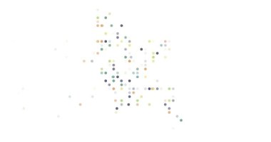 Canlı Çemberler Bangladeş Haritası Silüeti Canlandırmasına Yükseliyor