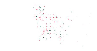 Uçan daireler Bangladeş haritalı siluet oluşturdu