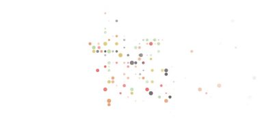 Uçan daireler animasyonlu Bangladeş haritası silueti