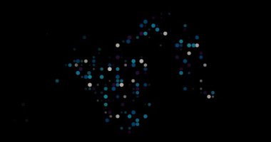 Brunei Darussalam Haritasının Parçacık Şekillendirme Dinamik Görüntü Taslağı