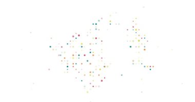 Parçacık Animasyon Binası Brunei Darussalam Uçan Daireler Haritası