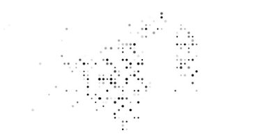 Brunei Darussalam Silueti için Soyut Tasarım Videosu Oluşturan Parçacıklar