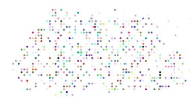 Soyut Butan Ülkesi Çemberler Arasında Şekil Veriyor