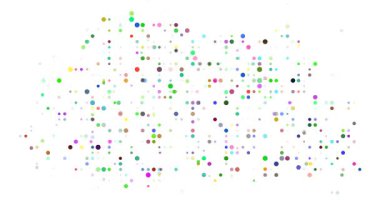 Canlı Bhutan Köyü Silueti Olarak Ortaya çıkan Nokta Deseni