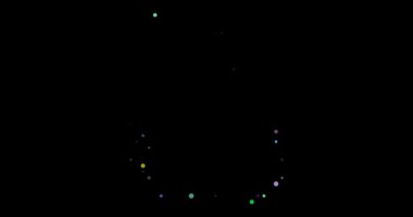 Soyut Çember Sürü Şekilleri Cocos Keeling Kimliği