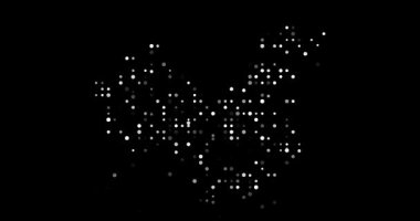 Parçacık Canlandırma Uçan Dairelerden Canlı Çin Haritası