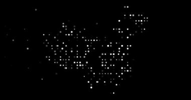 Noktalar Çin Silueti İçin Soyut Hareket Tasarımına Giriyor