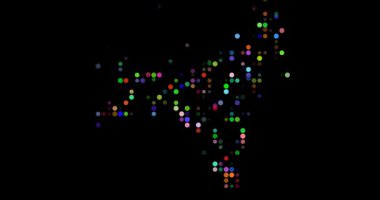 Noel Adasının Modern Çember Soyutlaması