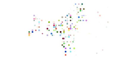 Parçacıklar Noel Adası Haritasının Dinamik Görüntü Özeti