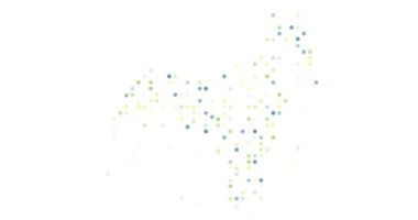 Canlı Noel Adası Ülke Silueti Olarak Ortaya çıkan Nokta Deseni