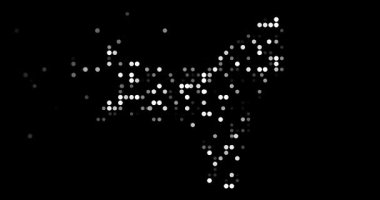 Noel Adası Ülke Silüeti için Dijital Sanatı Yavaş yavaş Şekillendiren Çemberler