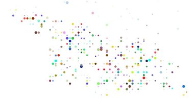 Georgia Haritasının Uçan Parçacık Sanatı