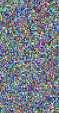 Changing Patterns Of Vibrant Pixel Blocks