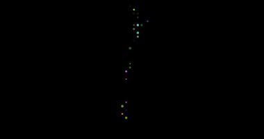 Dynamic Generative Formation of Chile Silhouette with Flying Dots