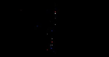 Abstract Artistic Animation of Chile Outline from Generative Particles