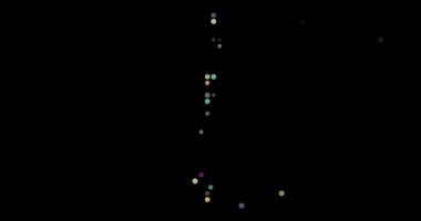 Circles Forming Abstract Map of Chile