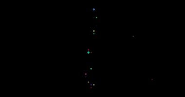 Modern Abstract Circles Shaping Chile Map