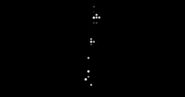 Circles Forming Abstract Map of Chile