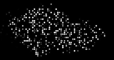 Dynamic Generative Formation of Czech Republic Silhouette with Flying Dots