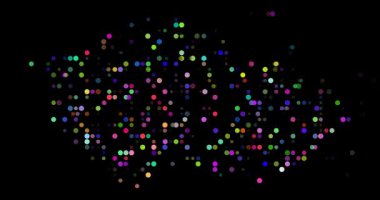 Czech Republic Map Emerging Through Floating Circles