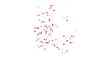 Generative Circles Creating Denmark Outline