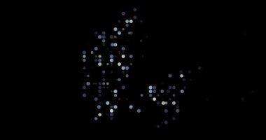 Inspired Post-Conceptual Silhouette of Denmark with Orbiting Dot Animation