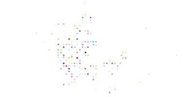 Dynamic Post-Conceptual Formation of Denmark Map Using Flying Circles