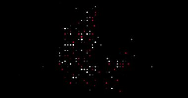 Abstract Circle Explosion Into Denmark Shape