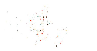 Denmark Shape Emerging From Abstract Circle Art